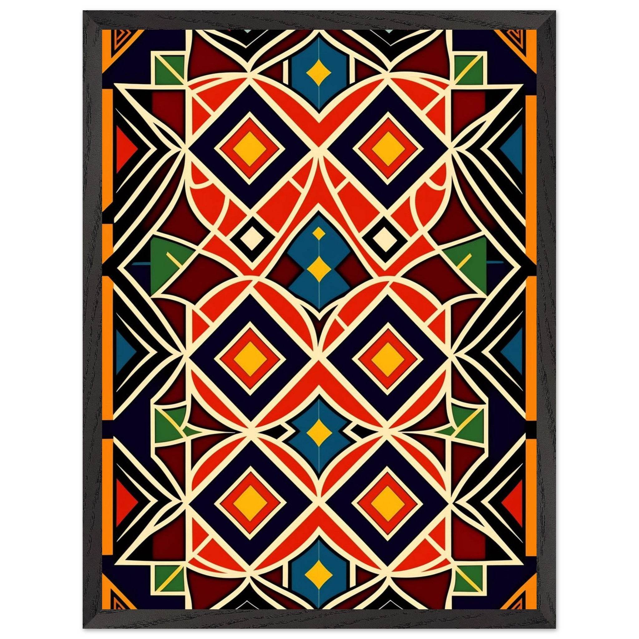Abstract Geometric Wall Decor - Unique Boho Art for Contemporary Spaces - Vibrantwalls