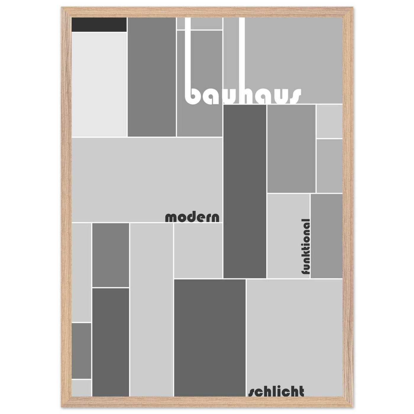 Bauhaus Style Grid - Vibrantwalls