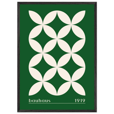 Bauhaus 1919 Green & Beige - Vibrantwalls