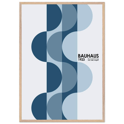 Bauhaus-Style The Blue Design - Vibrantwalls