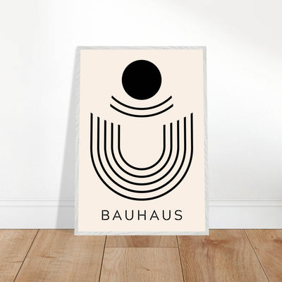 Bauhaus Black & Beige Abstract - Vibrantwalls