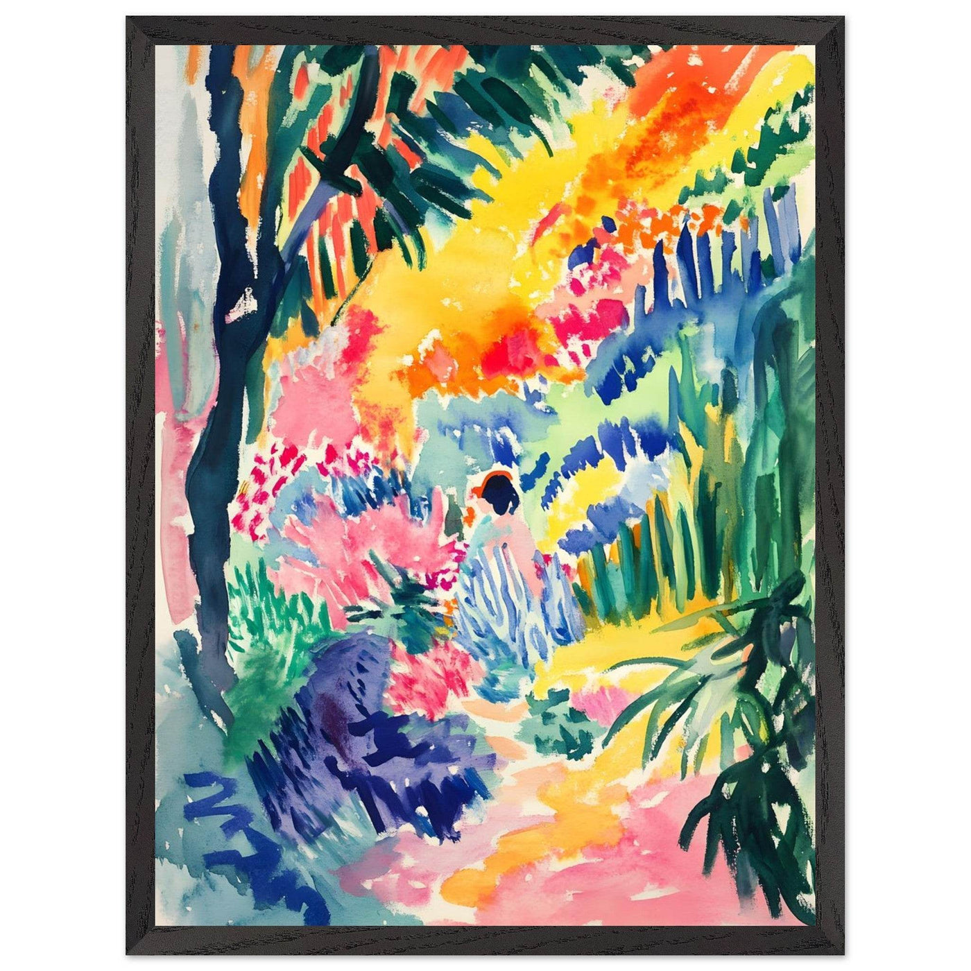 Vibrant Abstract Garden Henri Matisse - Vibrantwalls