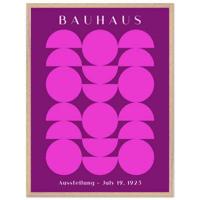 Bauhaus Pink & Purple Abstract - Vibrantwalls