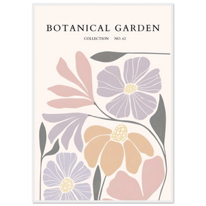 Botanical Garden Framed Posters – Soft Hues & Abstract Floral Prints | Ready-to-Hang Wall Art - Vibrantwalls