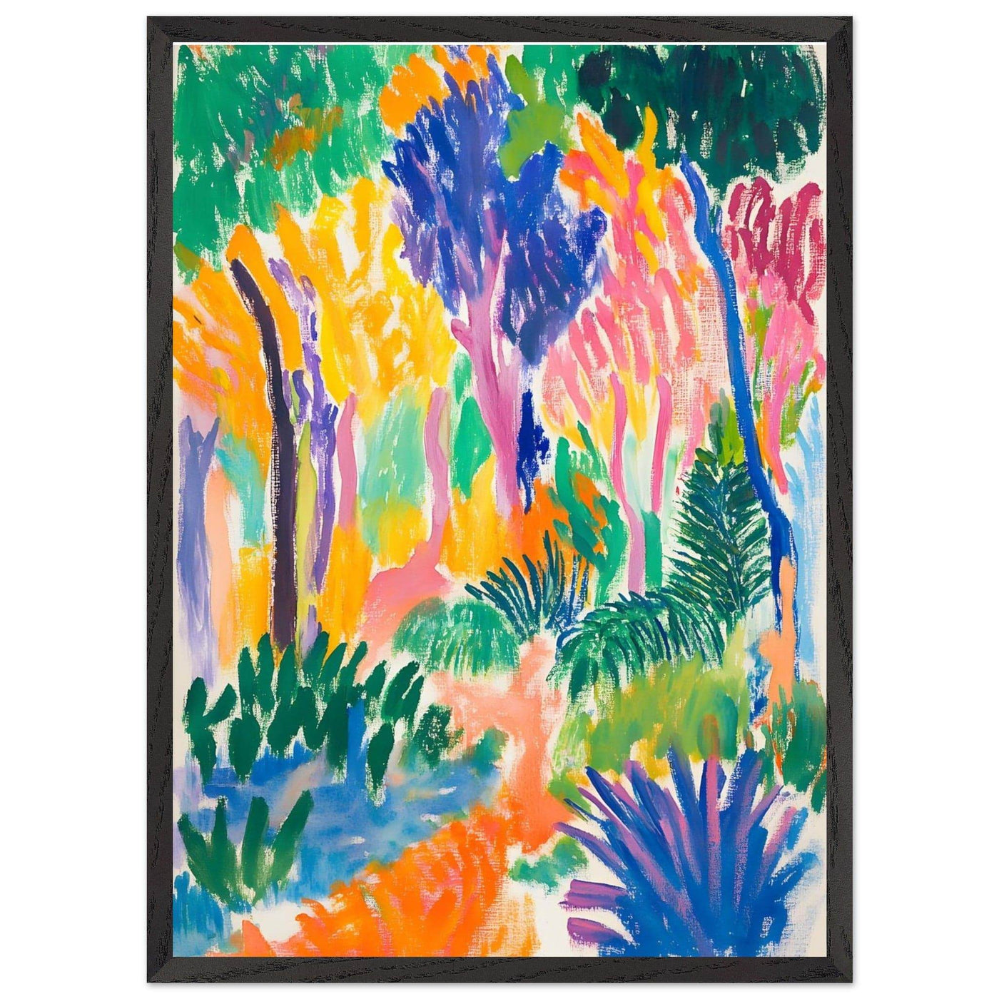 Abstract Foliage Art - Modern Wall Decor for Your Home - Vibrantwalls