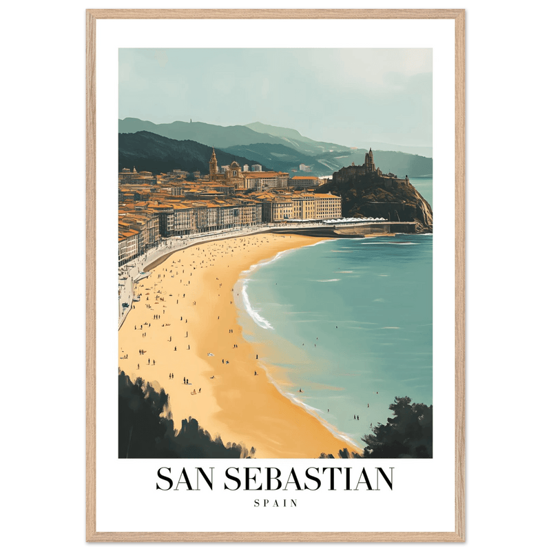 San Sebastian Spain Wall Art - Vibrantwalls