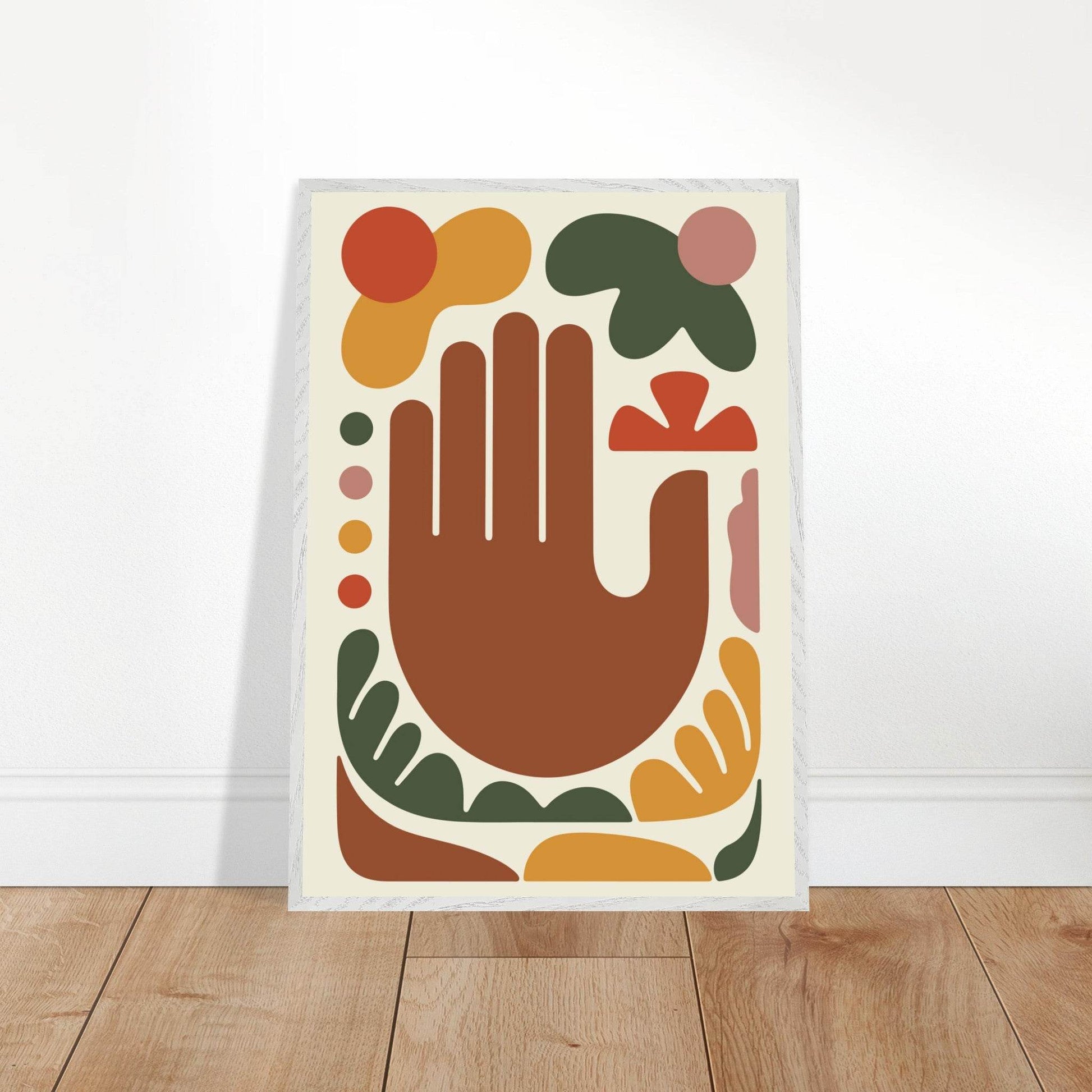 Desert Hues Hand Abstract Artistic Wall Art - Vibrantwalls