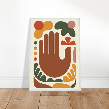 Desert Hues Hand Abstract Artistic Wall Art - Vibrantwalls
