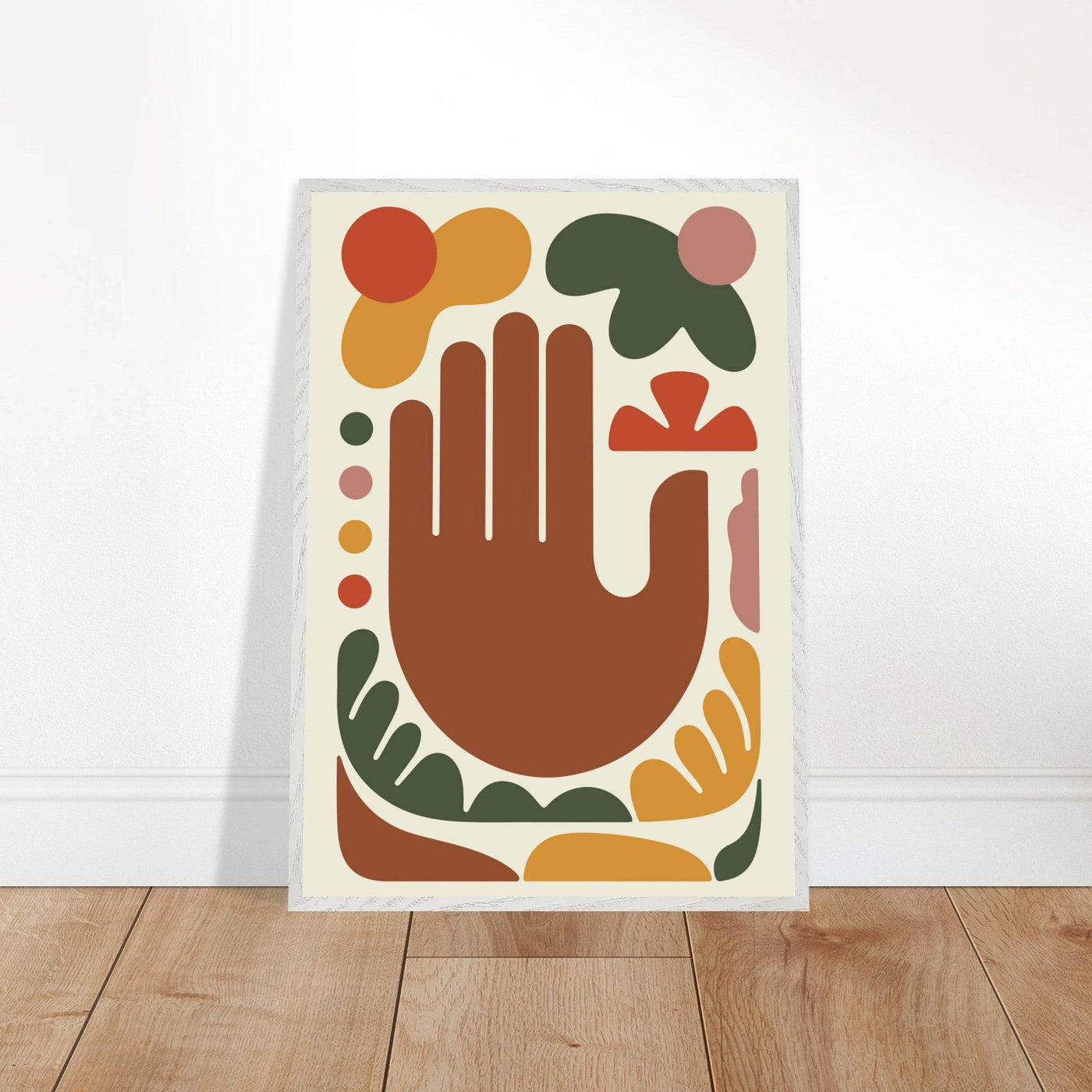 Abstract Desert Hues Hand - Vibrantwalls
