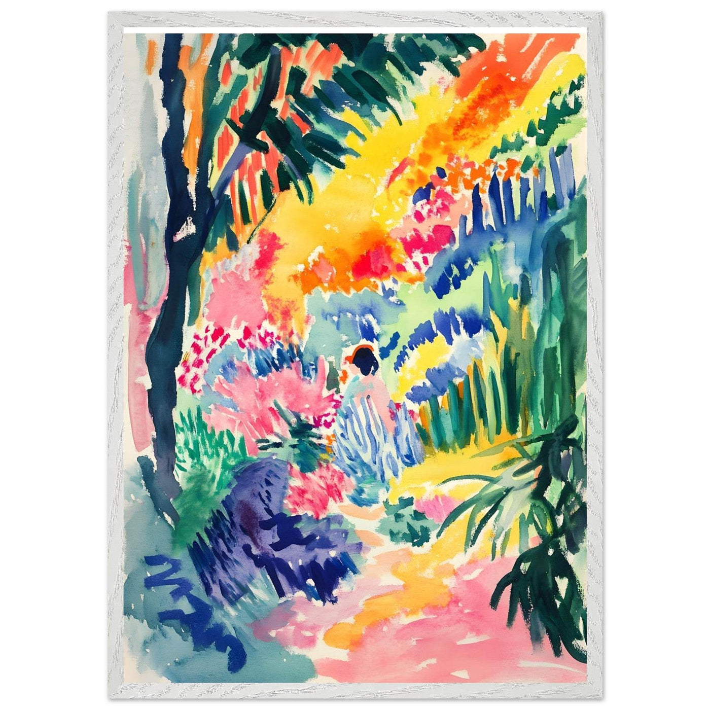 Vibrant Abstract Garden Henri Matisse - Vibrantwalls