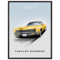1967 Cadillac Eldorado American Luxury Vintage Car Classic Wall Art - Vibrantwalls