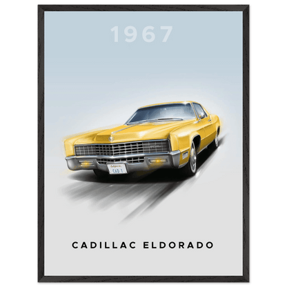 1967 Cadillac Eldorado - Iconic American Luxury Framed Poster - Vibrantwalls