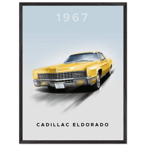 1967 Cadillac Eldorado - Iconic American Luxury Framed Poster | Premium Wall Art, Ready-to-Hang in Your Style - Vibrantwalls