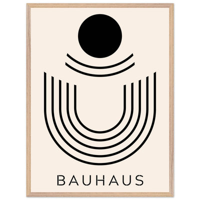 Bauhaus Black & Beige Abstract - Vibrantwalls