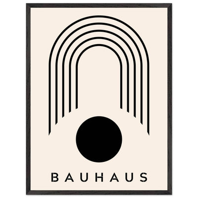 Bauhaus Black & Beige - Vibrantwalls