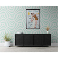 Retro Romance Croquet Outdoor Fun Wall Art - Vibrantwalls