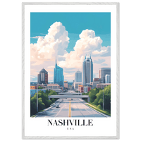 Nashville USA Wall Art - Vibrantwalls