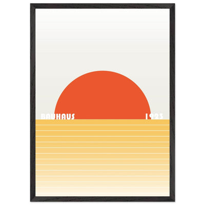 Bauhaus Sunset Abstraction - Vibrantwalls