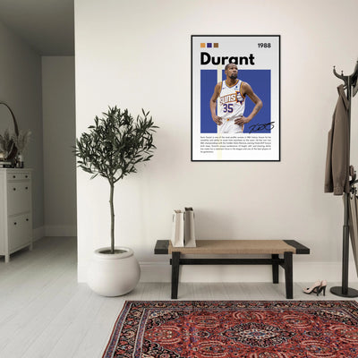Kevin Durant Slim Reaper Suns Framed Poster Vibrantwalls