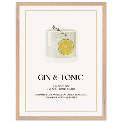 Chic Gin & Tonic Recipe - Vibrantwalls