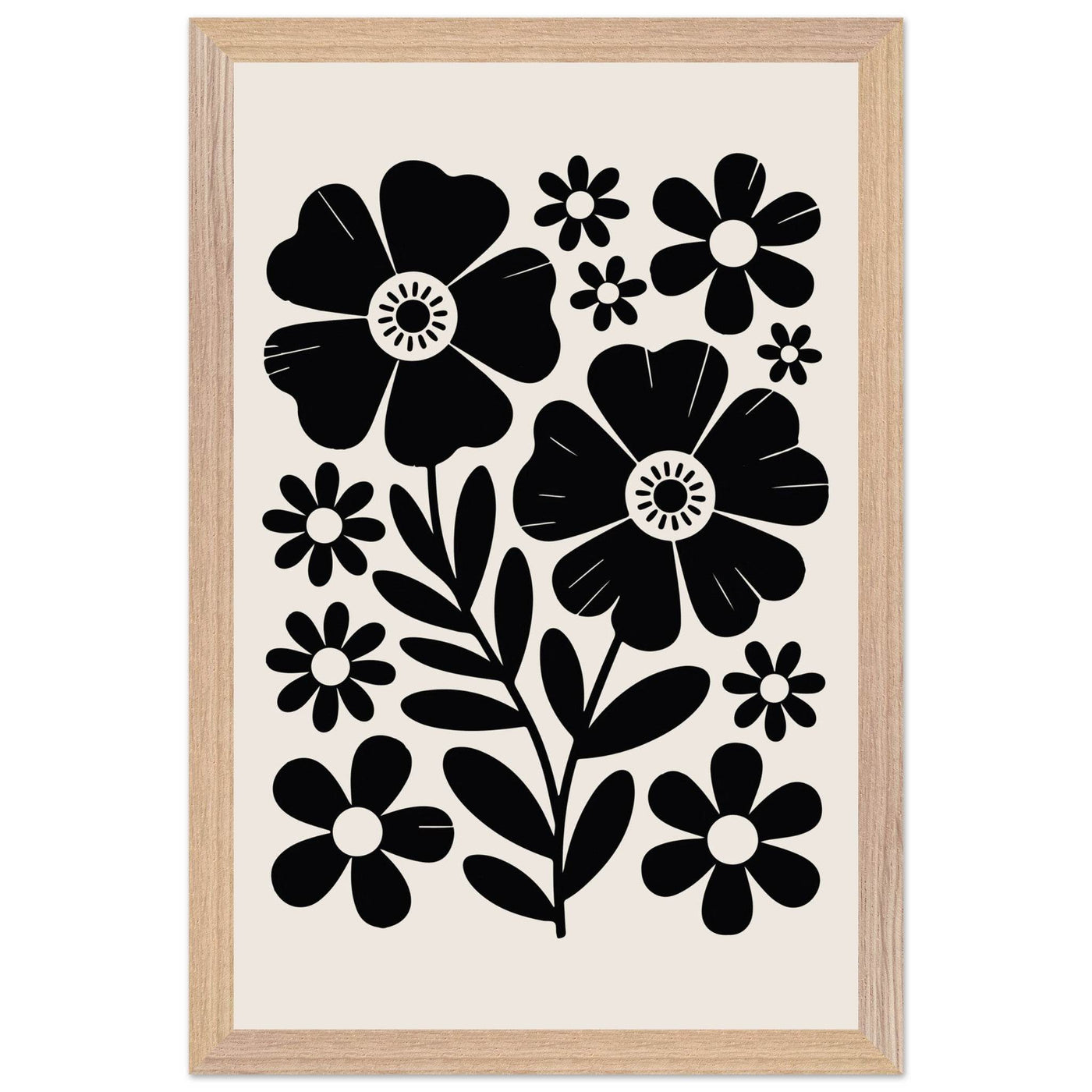 Minimalist Floral Meadow - Vibrantwalls