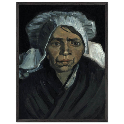 Peasant Woman Sculpture - Exquisite Head of a Peasant Woman Art Piece - Vibrantwalls
