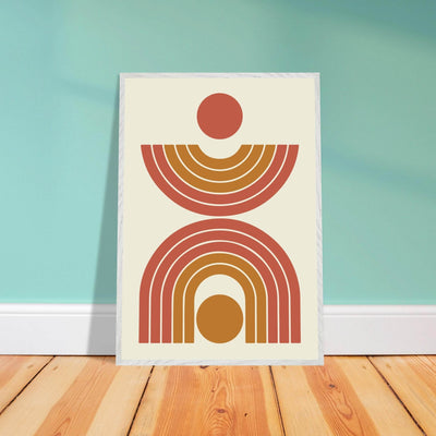 Abstract Desert Landscape Textured - Vibrantwalls