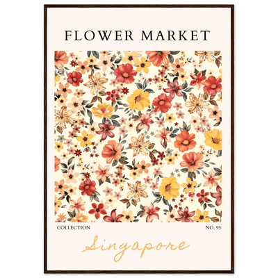 Flower Market Collection Framed Posters – Vibrant Floral Art Prints | Ready-to-Hang in Your Choice of Frame - Vibrantwalls