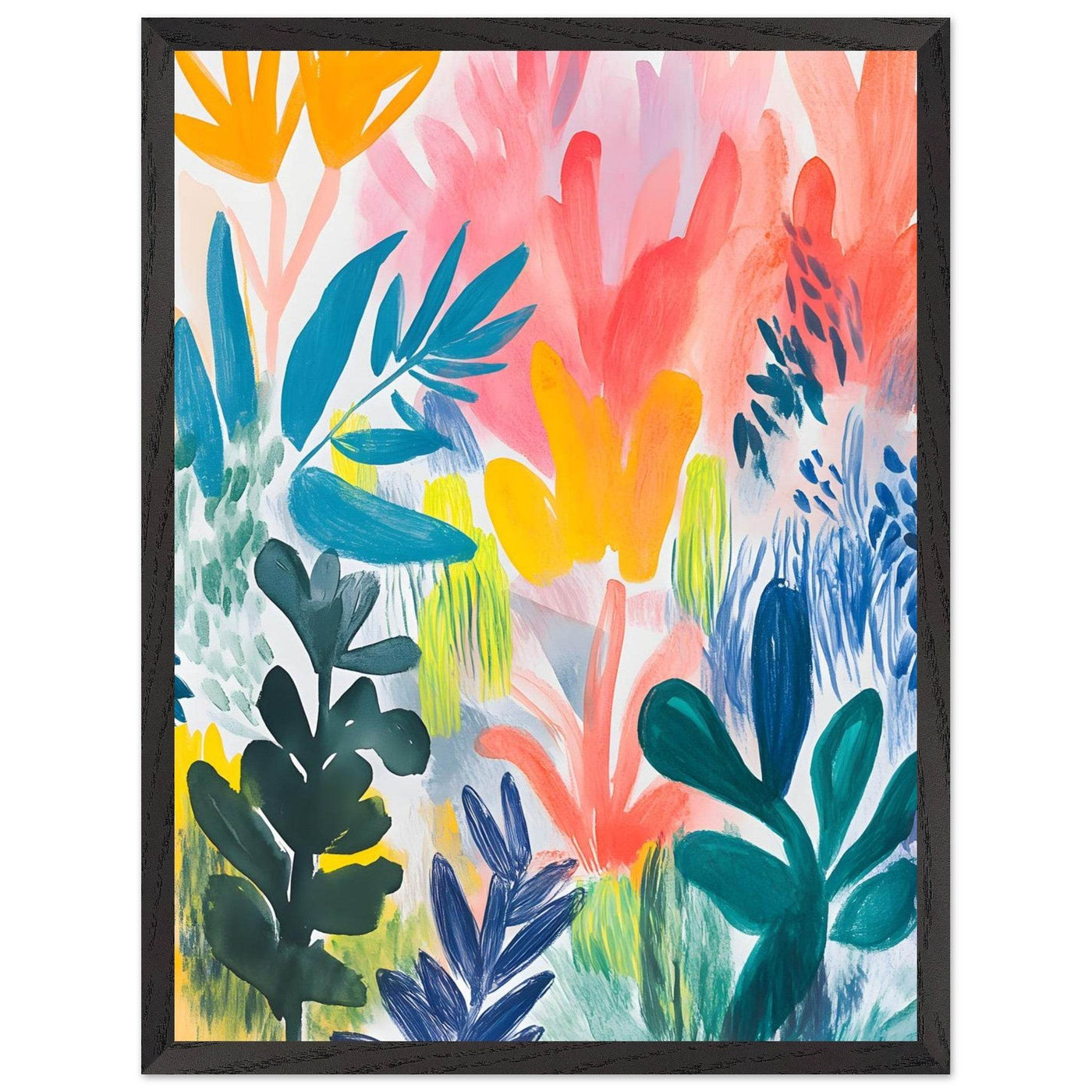 Abstract Floral Henri Matisse Botanical - Vibrantwalls