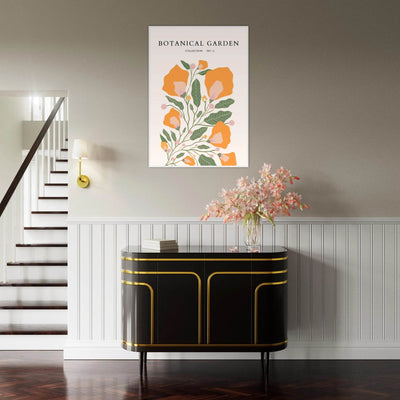 Botanical Garden Collection Framed Poster – Warm Floral Art Print | Ready-to-Hang in Various Sizes & Frame Styles - Vibrantwalls
