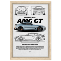 AMG GT Grand Tourer Canvas Print – Legendary Framed Art Decor - Vibrantwalls