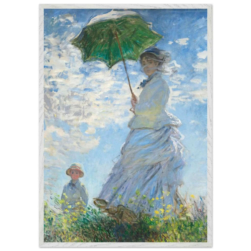 CWoman with a Parasol - Stylish Outdoor Sun Protection for Elegant Days - Vibrantwalls