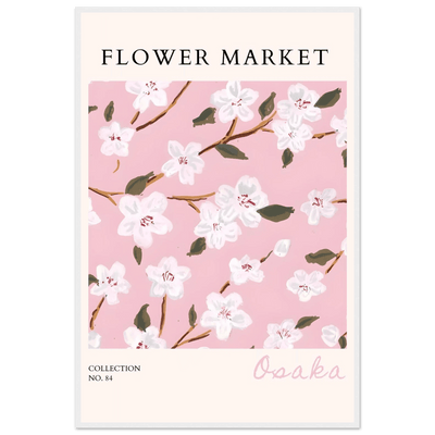 Sakura Pink Bloom Framed Poster – Delicate Floral Art Print | Ready-to-Hang in Your Choice of Frame - Vibrantwalls