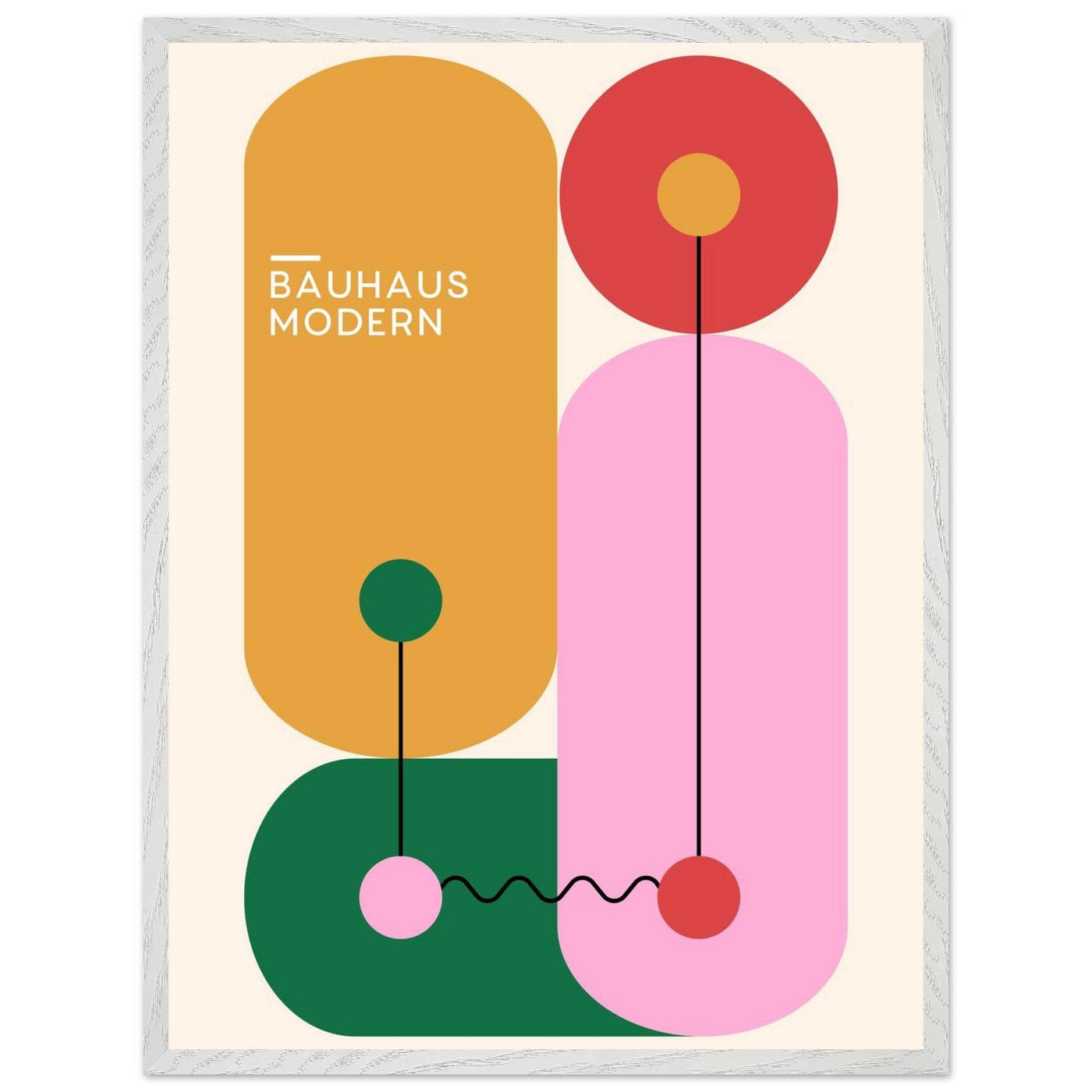 Bauhaus Colorful Geometric Art for Modern Home Decor - Vibrantwalls