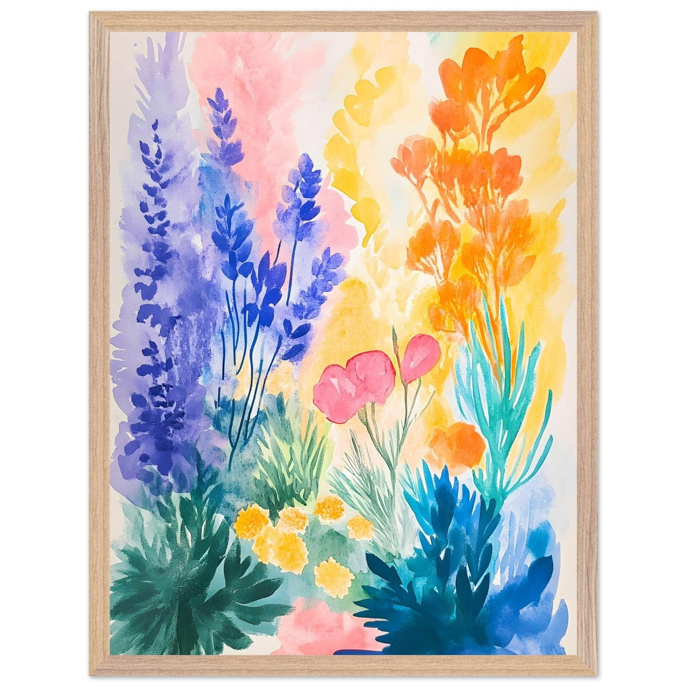 Abstract Floral Garden Matisse - Vibrantwalls