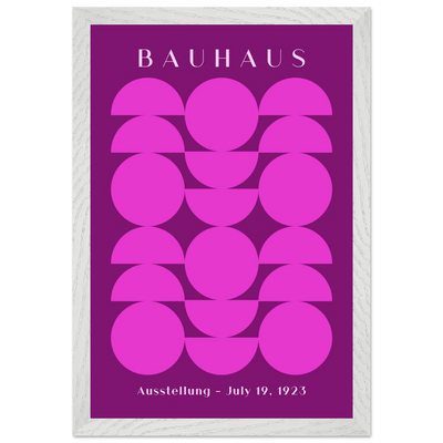 Bauhaus Pink & Purple Abstract - Vibrantwalls