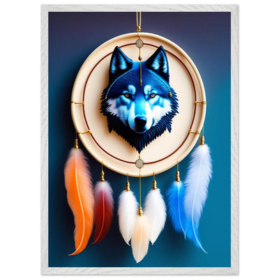 Mystic Wolf Dreamcatcher - Vibrantwalls