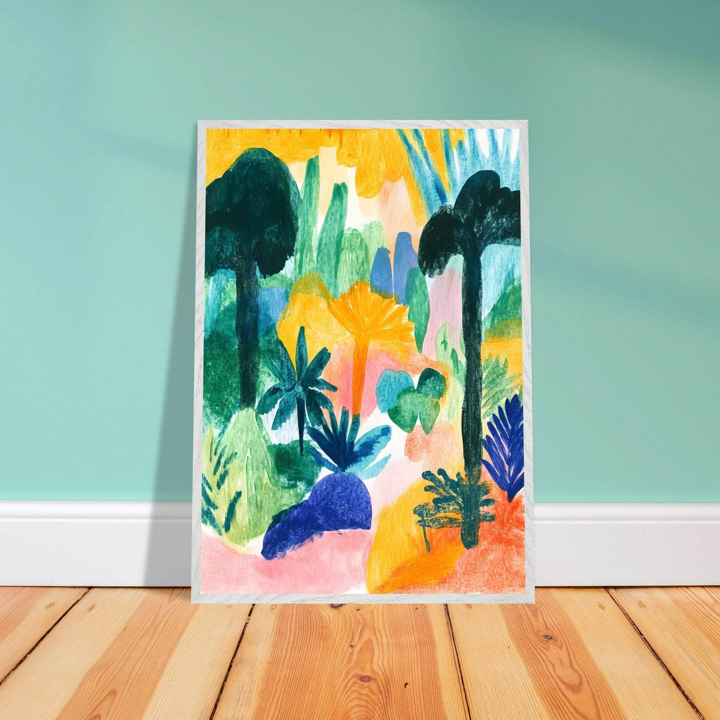 Abstract Tropical - Vibrantwalls