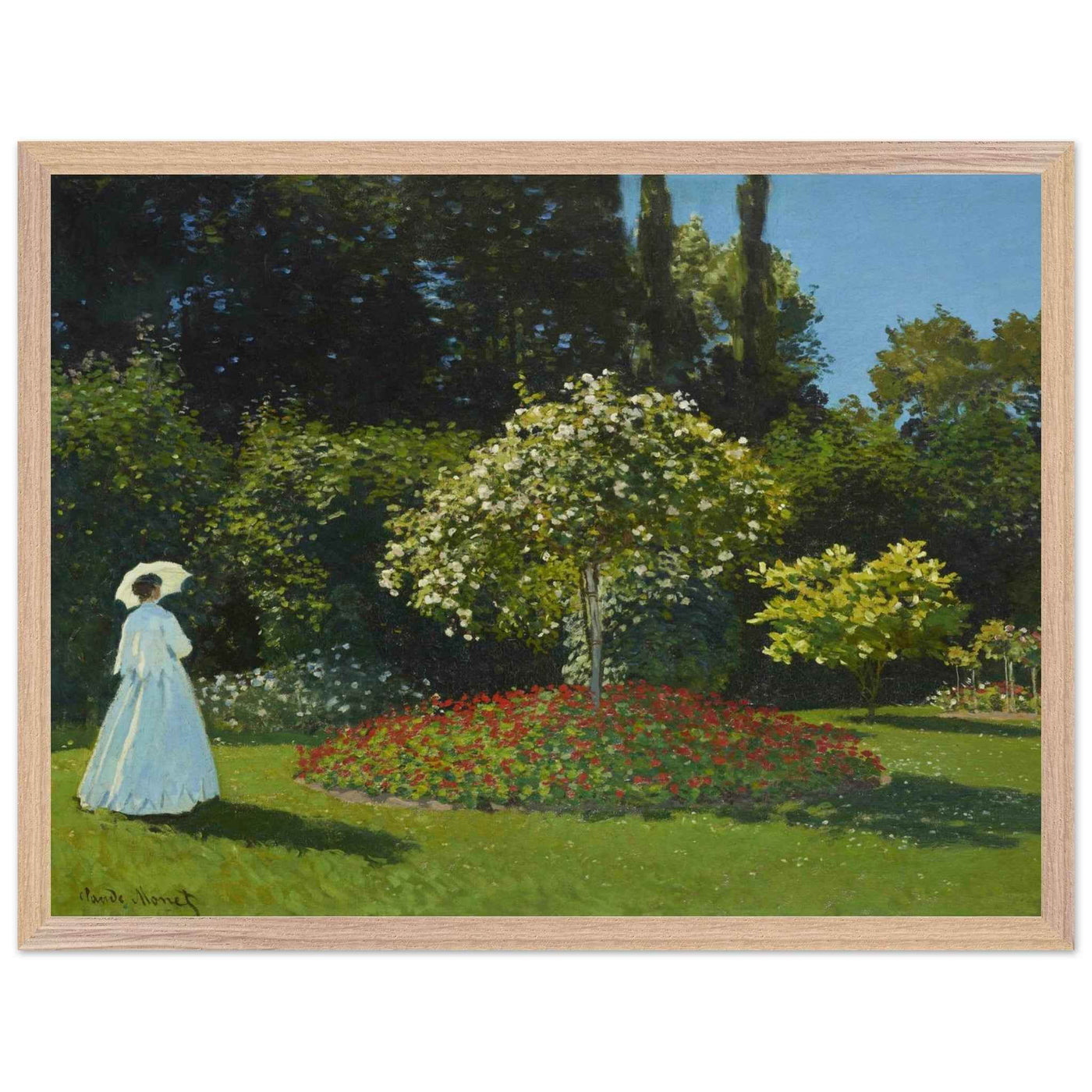 Woman in the Garden Art: Elegant Decor for Nature Lovers - Vibrantwalls