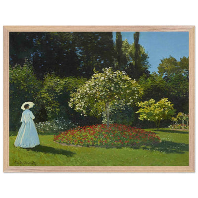 Woman in the Garden Art: Elegant Decor for Nature Lovers - Vibrantwalls