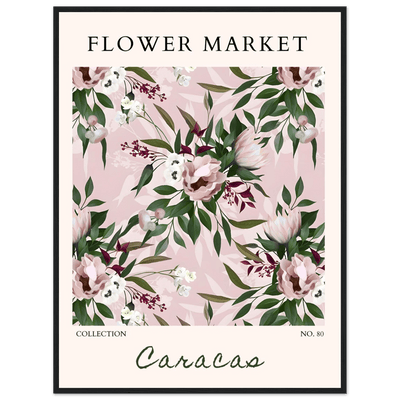 Blush Floral Dream Framed Poster – Elegant Botanical Art Print | Ready-to-Hang in Multiple Sizes & Frame Styles - Vibrantwalls