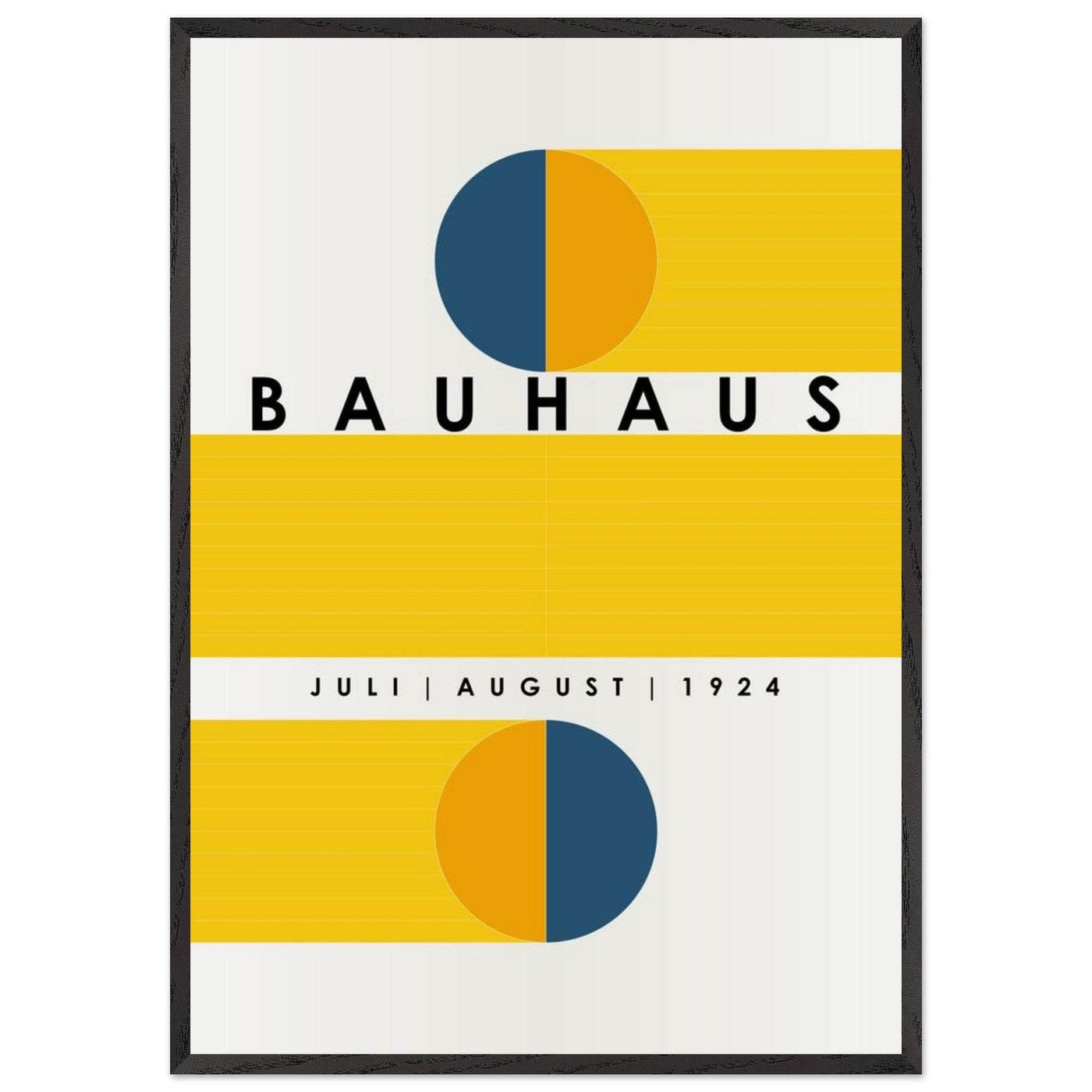 Bauhaus Blue Tunnel Geometric - Vibrantwalls
