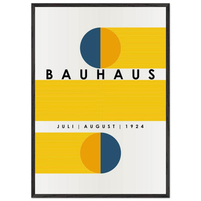 Bauhaus Blue Tunnel Geometric - Vibrantwalls