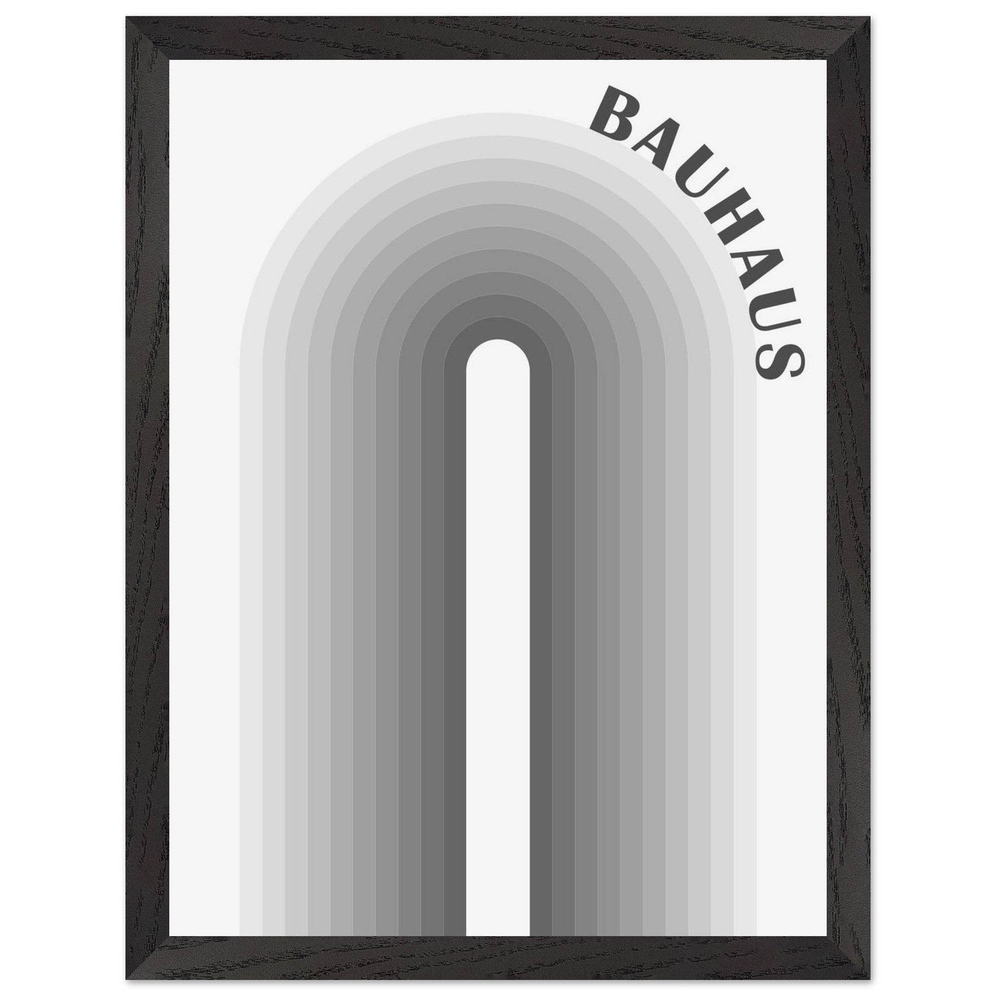 Bauhaus-Style Gradient Arch - Vibrantwalls