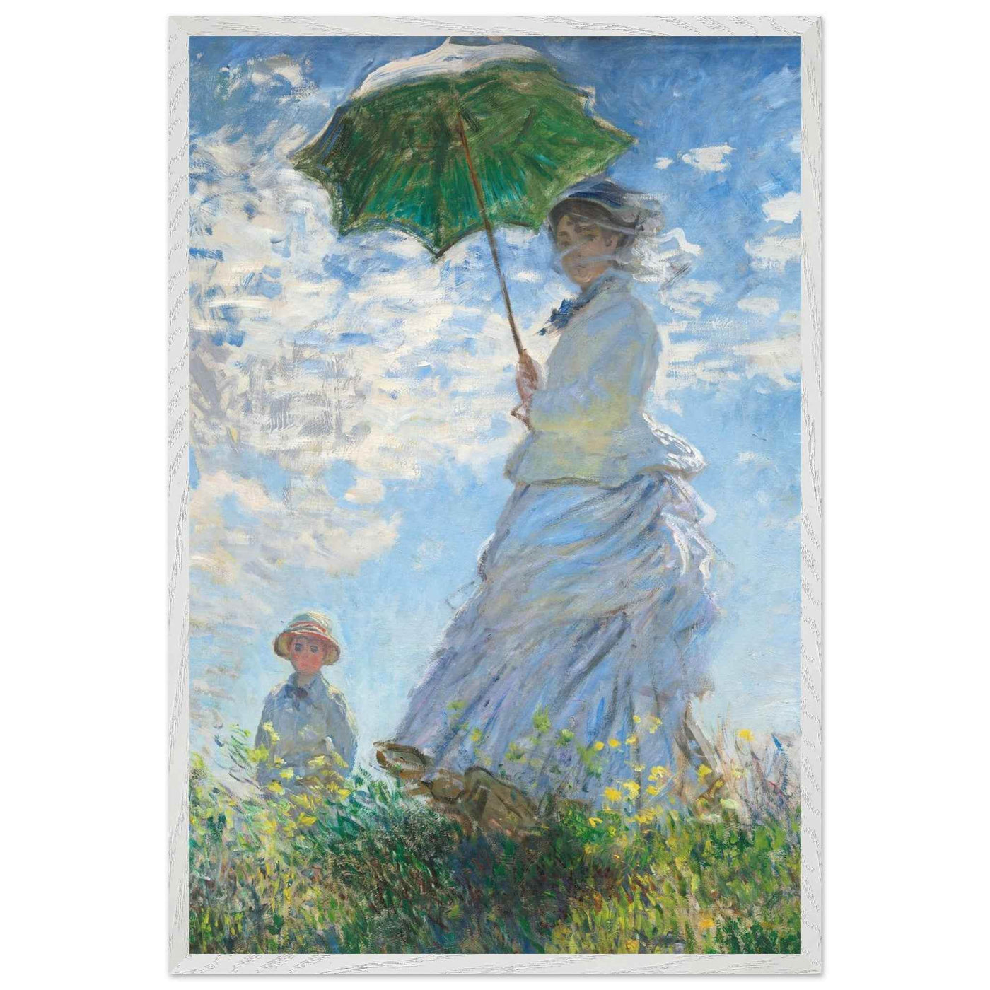 CWoman with a Parasol - Stylish Outdoor Sun Protection for Elegant Days - Vibrantwalls