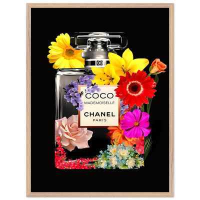 Vibrant Coco Mademoiselle Floral Art Print - Premium Framed Wall Decor in Your Choice of Size & Finish - Vibrantwalls