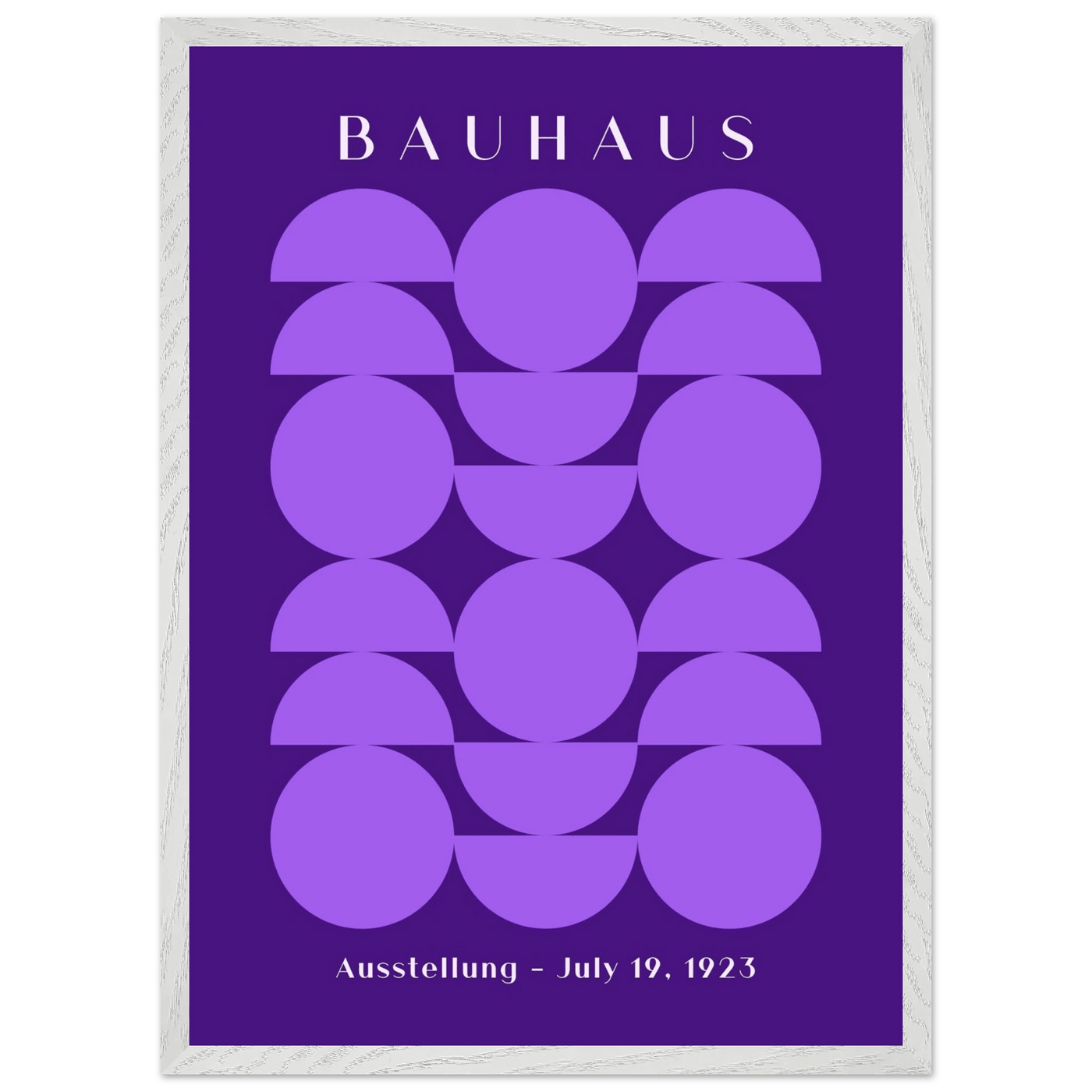 Bauhau 1923 Purple Geometric - Vibrantwalls
