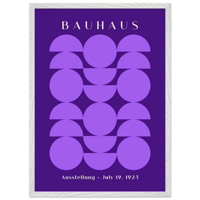 Bauhau 1923 Purple Geometric - Vibrantwalls