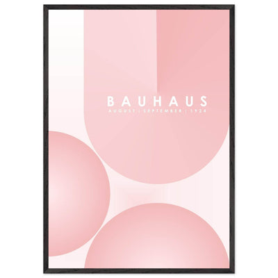Bauhaus Soft Pink Geometric Design for Contemporary Spaces - Vibrantwalls