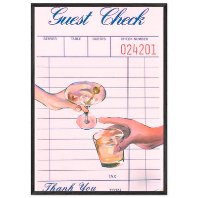 Guest Check Cheers - Vibrantwalls